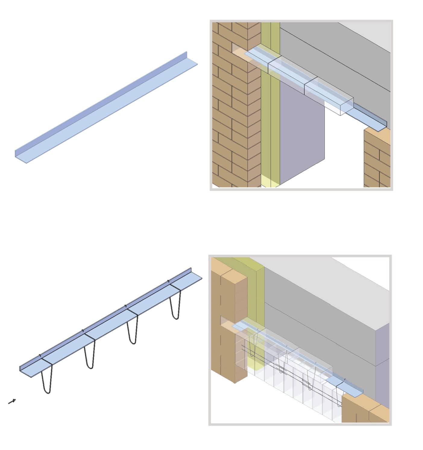 HLS Masonry & Brick Lintel Supports | Haz Metal Fixing Systems